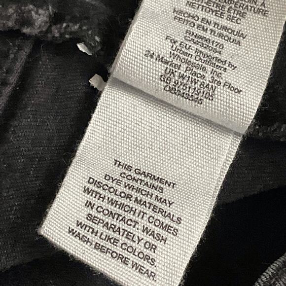 FREE PEOPLE Long Lean Black Subdued Camo High Waist Rise Jeans Skinny 27 Gorp - Picture 14 of 15